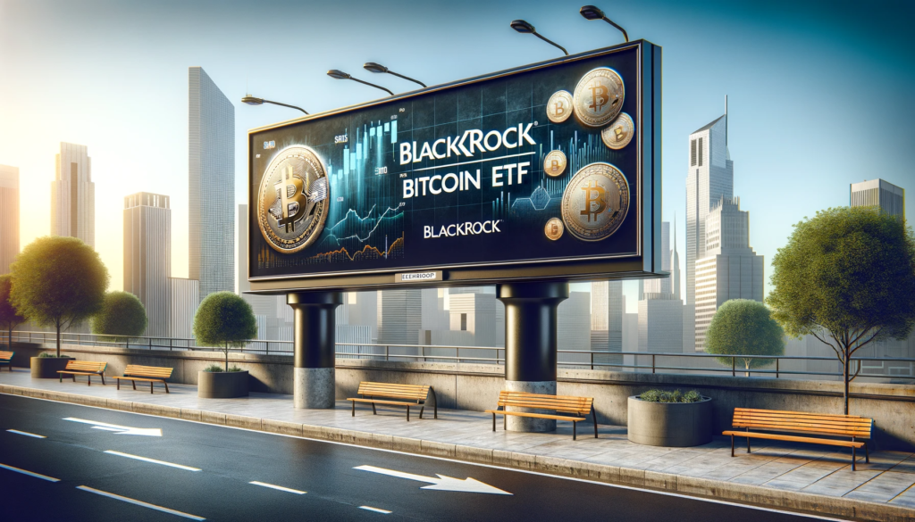 DALL·E 2024 01 15 20.10.30 An image for a news article featuring a BlackRock Bitcoin ETF advertisement targeted at the Boomer generation. The visual theme of the image is cont